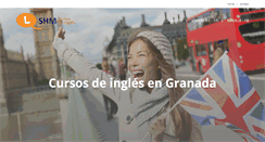 Desktop Screenshot of cursosinglesgranada.com